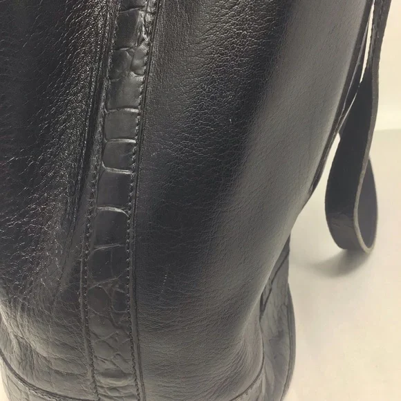 Vintage Black Brahmin Classic Tote - Picture 16 of 16